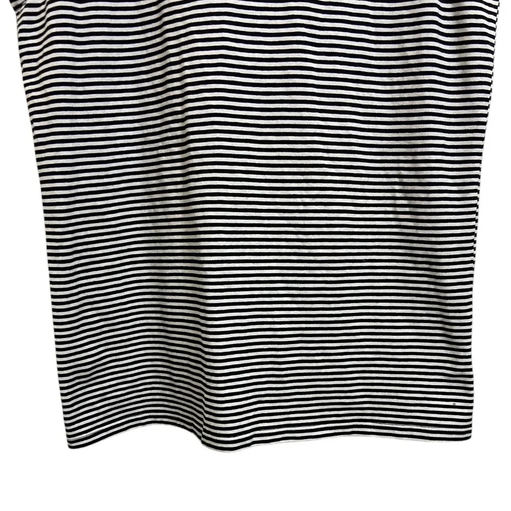 Talbots NEW Striped Tank Top Scoop Neck Nautical Minimalist Coastal Size M NEW - Picture 8 of 10